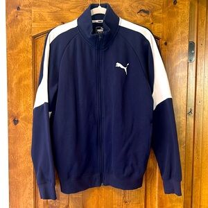 Puma Navy/White Track Jacket